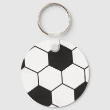 Bola de Futebol Preto e Branco Padrão Geométrico 