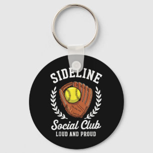 Chaveiro Bola de Luvas Softball do Clube Social Lado Orgulh