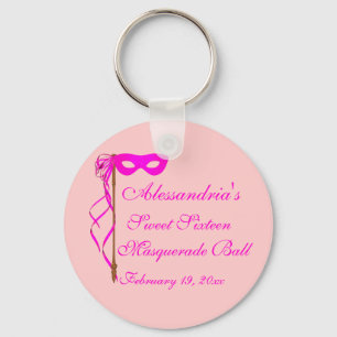 Chaveiro "Bola de Mascarada Doce Dezesseis" (Máscara 1)