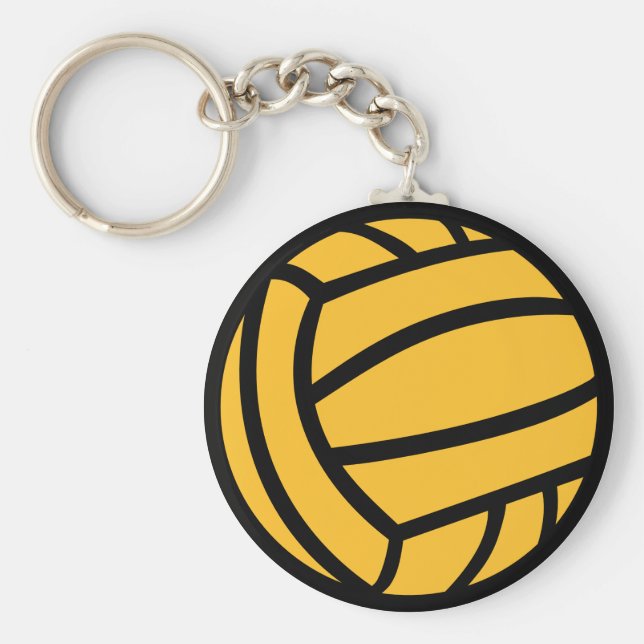 Chaveiro Bola de polo aquático (Frente)