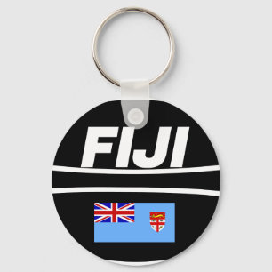 Chaveiro Bola de rugby da bandeira de Fiji