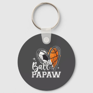 Chaveiro Bola Mamão Futebol Basquetebol Coração