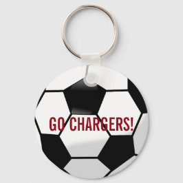 Chaveiro Bola Personalizada de Futebol com Nome e Número da
