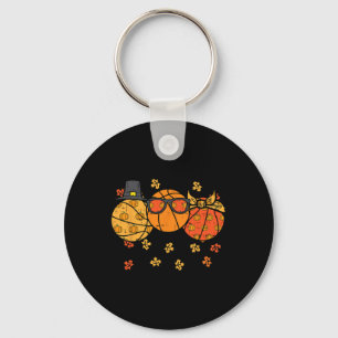 Chaveiro Bolas de basquete de Ação de Graças Pilgrim Queda 