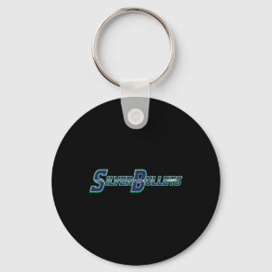 Chaveiro Bolas de Prata Softll - Logotipo Azul