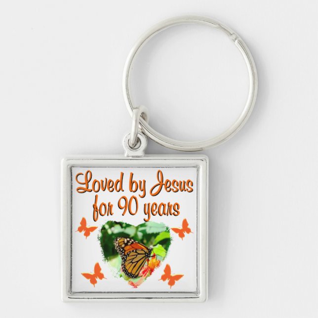 CHAVEIRO BOLETA DE ANIVERSÁRIO DE 90 (Frente)