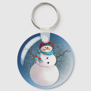Chaveiro BOLHA 3 do BONECO DE NEVE por SHARON SHARPE