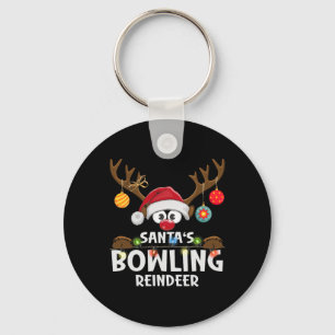 Chaveiro Boliche Da Família Natal Reindeer Pajama