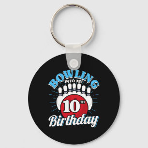 Chaveiro boliche de 10º aniversário Boliche no aniversário