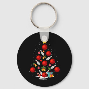 Chaveiro Boliche Engraçada, Árvore De Natal Luz Xmas Oferec