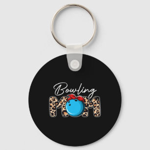 Chaveiro Boliche-leopardo-fofa Mamãe esportiva amante mãe