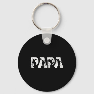 Chaveiro Boliche Papá Boliche Men Dia de os pais Vintage