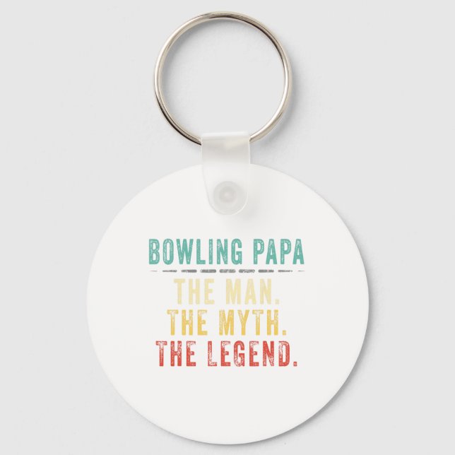 Chaveiro Boliche Papa Dia de os pais Presente (Frente)