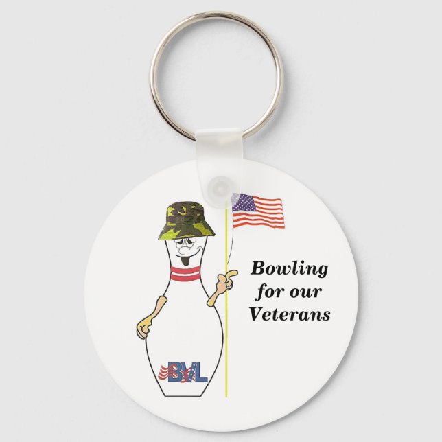 Chaveiro Boliche para os nossos Veteranos (Frente)