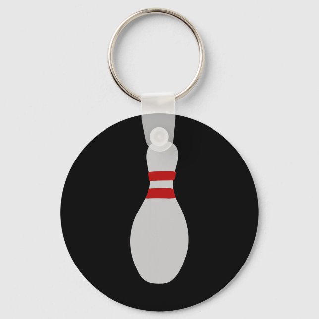 Chaveiro Boliche Pin Figurume Ll Beco Strike Spare de Dez p (Frente)