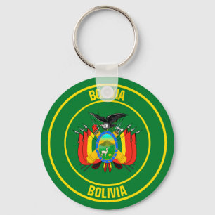 Chaveiro Bolívia Round Emblem