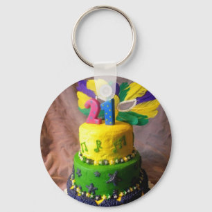 Chaveiro Bolo de 21 carnaval