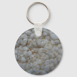 Chaveiro Bolo de Arroz, Comida Saudável, Snack Branco