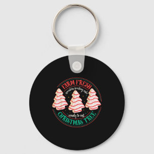 Chaveiro Bolos de Natal Árvore Fresca Uni-kids Preto Chr
