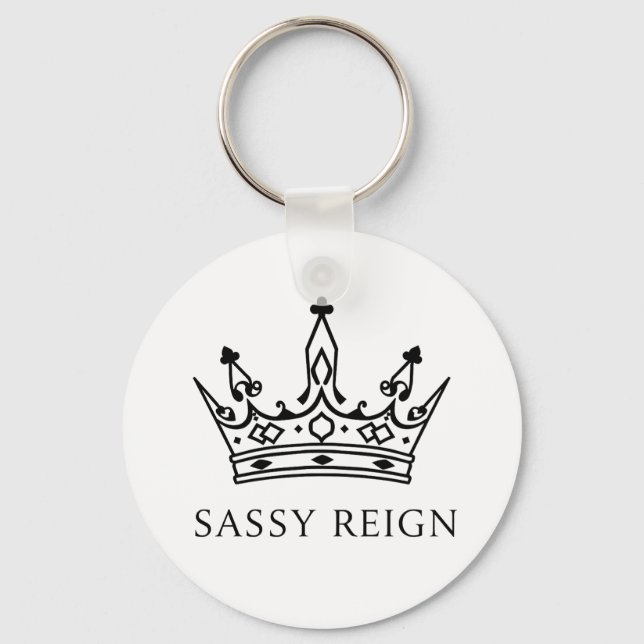 Chaveiro Bolsa Tote Sassy Reign  (Frente)