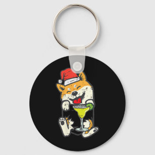 Chaveiro Bolso Santa Shi Inu Natal Fofo Em Julho Cachorro J