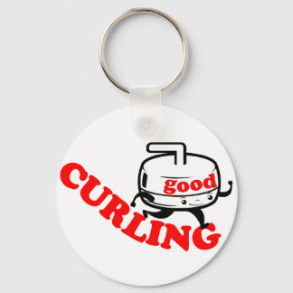 Chaveiro [ BOM CURLING ] Presentes de "Cara de pedra" por S