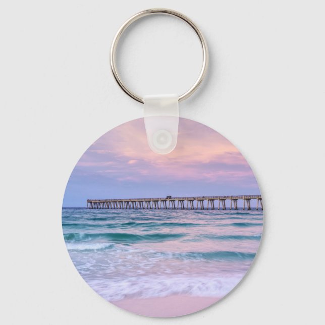 Chaveiro Bom dia Navarre Beach Pier (Frente)