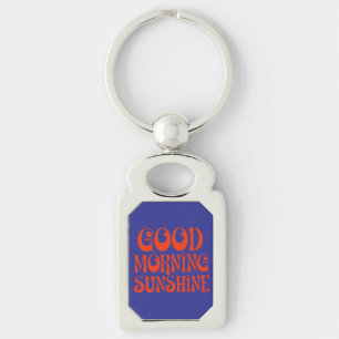 Chaveiro Bom dia Sunshine Retro Decor Impressão