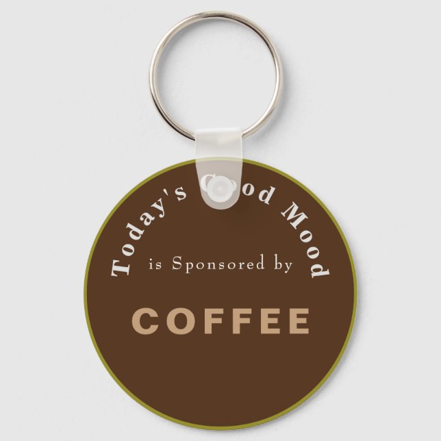 Chaveiro Bom humor patrocinado pelo café (Frente)