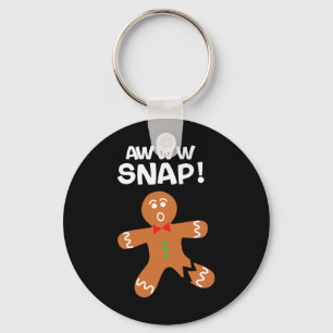 Chaveiro Bom Natal Aw Snap Gingercake Man Cookie Xmas