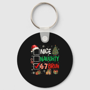 Chaveiro Bom Travesso 6 7 Meme 6 7 Natal Seis Sete