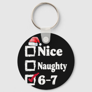 Chaveiro Bom Travesso 6 7 Meme 6 7 Natal Seis Sete Xmas