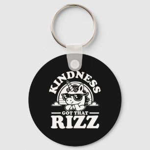 Chaveiro Bondade Anti Bullying Semana Unicórnio Pegou Rizz 