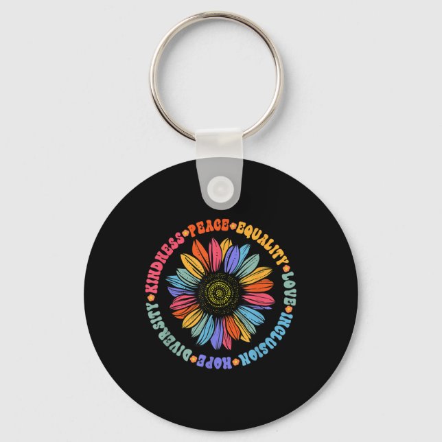Chaveiro Bondade Paz Igualdade Amor Esperança Diversidade H (Frente)