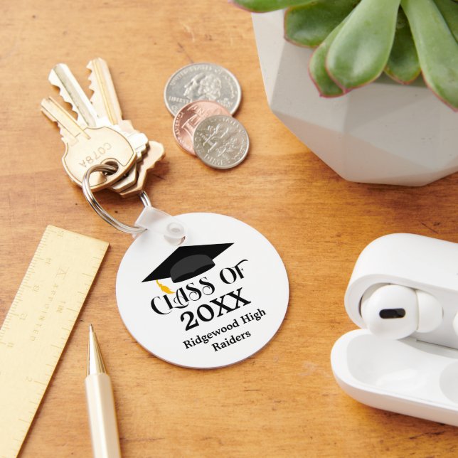 Chaveiro Boné de formatura Seu Nome Escolar (Mesa)