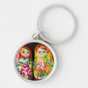 Chaveiro Bonecas Matryoshka Coloridas