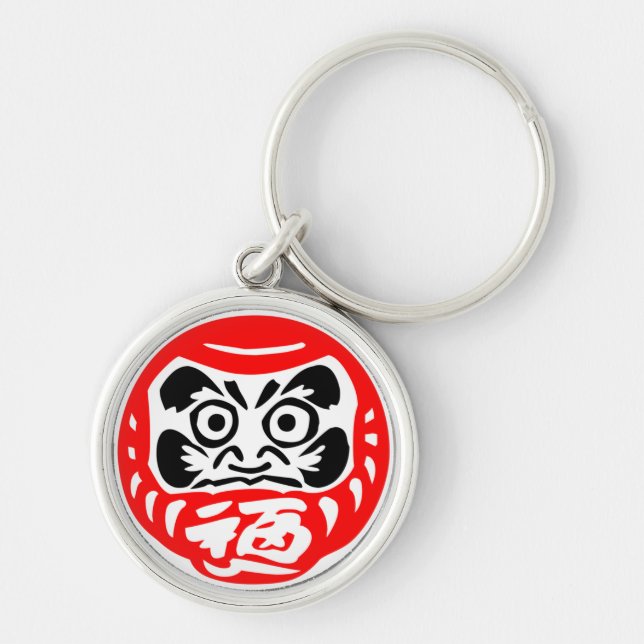 Chaveiro Boneco Daruma (Frente)