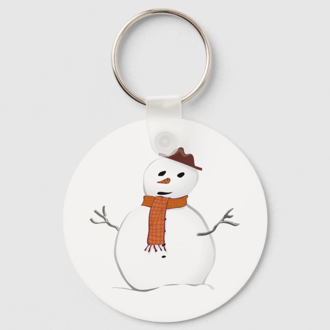 Chaveiro Boneco de neve (Frente)