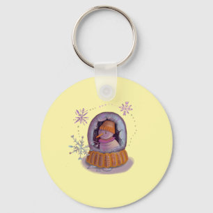 Chaveiro boneco de neve de natal