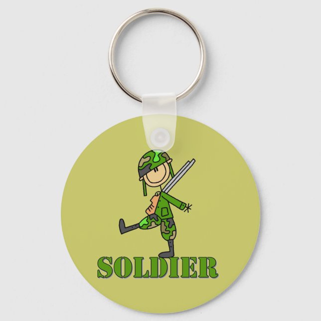Chaveiro Boneco de Soldado (Frente)