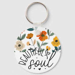 Chaveiro Bonita design de Gráfico Floral de Alma Inspiracio