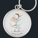 Chaveiro Bonita Doula Parteira Grávida Nascimento Simples<br><div class="desc">Apresentando o novo chaveiro simples de grávida de grávida de doula Midesposa linda—ultra-fofo e tão perfeito para compartilhar o amor maternal! Esta bela design de aquarela pintada apresenta uma doce mãe e bebê em cores neutras, mas impressionantes, fazer uma maneira excelente de expressar sua gratidão a aqueles que lhe ofereceram...</div>