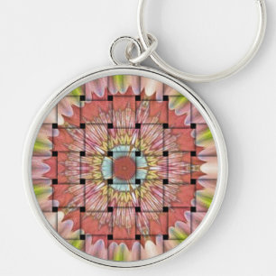 Chaveiro Bonita e Adorável Design de tecido colorida africa