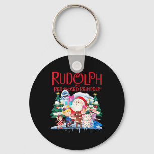 Chaveiro Bonita Rudolph A Rena Vermelha Nosada Especificaçã