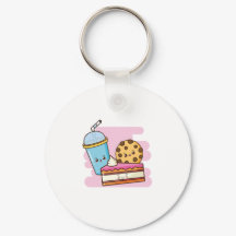 Bonita trio de deserto - Bolo, Biscoito e Bebida