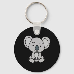 Chaveiro Bonitinho Koala Com Sorriso Sentado