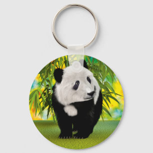 Chaveiro Bonito Amante de os animais Panda Bear Cub Kawaii