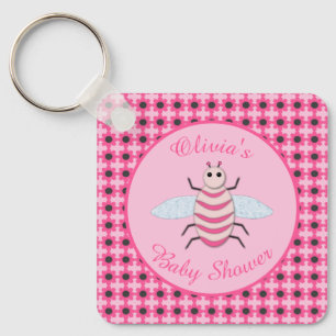 Chaveiro Bonito Bebê Rosa Personalizada Salve a Data