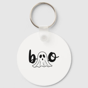 Chaveiro Bonito Boo Cursivo Spooky Ghost Halloween