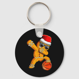 Chaveiro Bonito Dabbing de Natal Gingerpão Legal Basquete